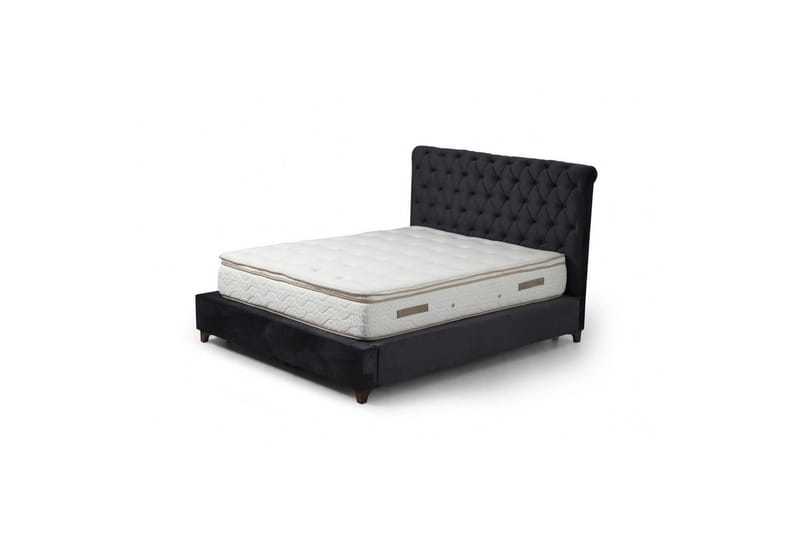 Subra Komplett Sengepakke 160x200 cm - Svart - Møbler - Senger - Komplett sengepakke