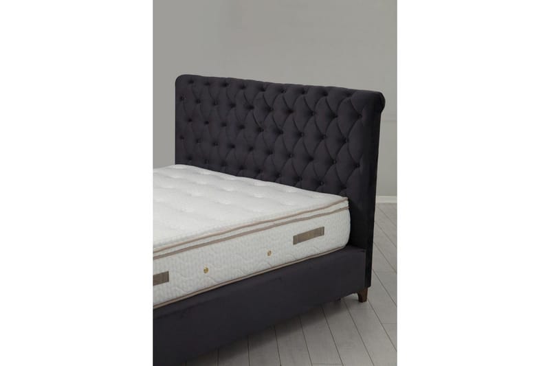 Subra Komplett Sengepakke 160x200 cm - Svart - Møbler - Senger - Komplett sengepakke