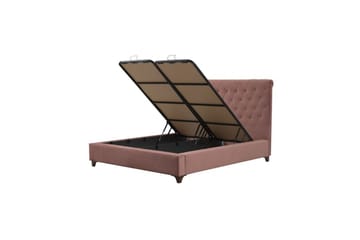 Subra Sengeramme 160x200 cm - Rødmende rosa - Møbler - Senger - Sengeramme & sengestamme