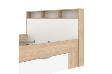 Sumita Sengeramme 140x190 cm - Natur/Hvit - Møbler - Senger - Sengeramme & sengestamme