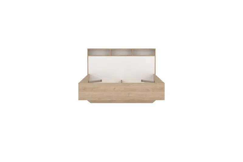 Sumita Sengeramme 140x190 cm - Natur/Hvit - Møbler - Senger - Sengeramme & sengestamme