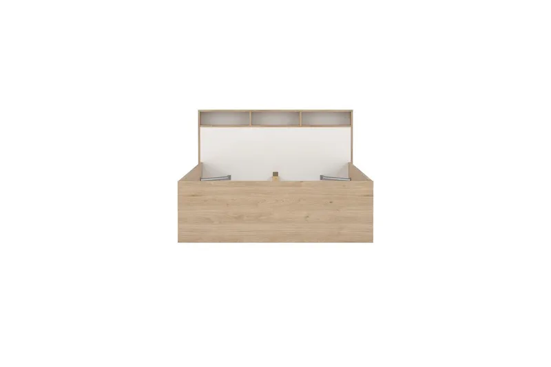 Sumita Sengeramme 140x190 cm - Natur/Hvit - Møbler - Senger - Sengeramme & sengestamme