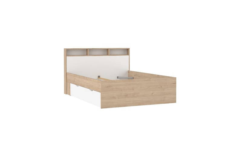 Sumita Sengeramme 140x190 cm - Natur/Hvit - Møbler - Senger - Sengeramme & sengestamme