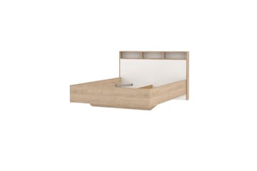 Sumita Sengeramme 140x190 cm - Natur/Hvit - Møbler - Senger - Sengeramme & sengestamme