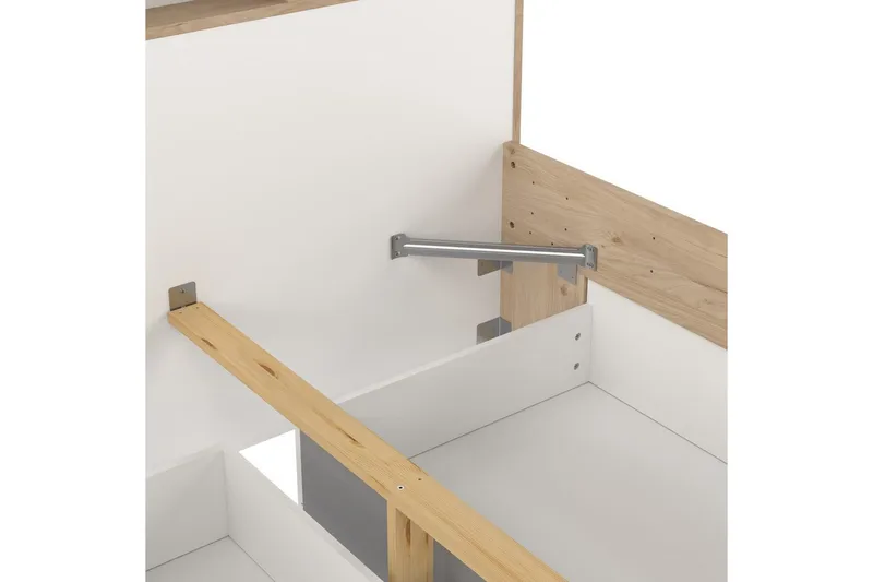 Sumita Sengeramme 140x190 cm - Natur/Hvit - Møbler - Senger - Sengeramme & sengestamme