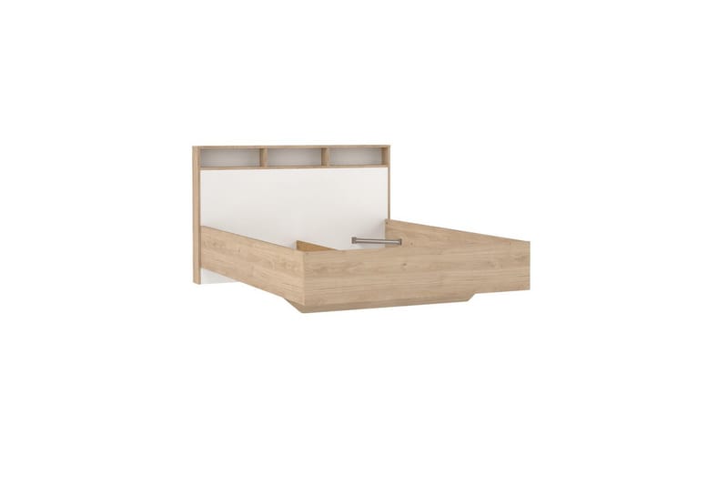 Sumita Sengeramme 140x190 cm - Natur/Hvit - Møbler - Senger - Sengeramme & sengestamme