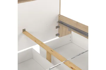 Sumita Sengeramme 140x200 cm - Natur/Hvit - Møbler - Senger - Sengeramme & sengestamme