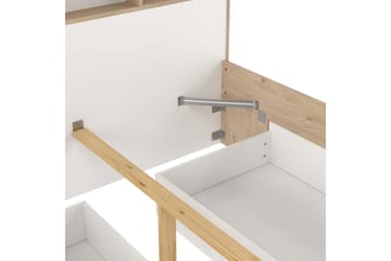 Sumita Sengeramme 160x200 cm - Natur/Hvit - Møbler - Senger - Sengeramme & sengestamme