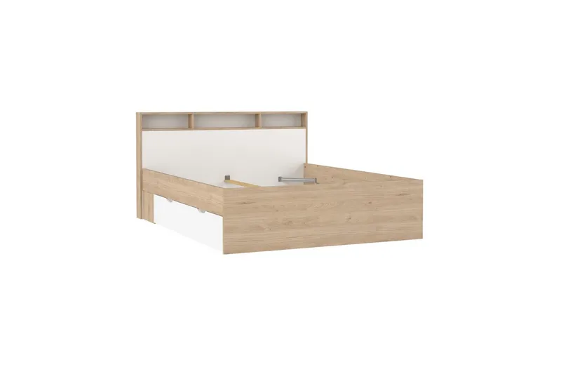 Sumita Sengeramme 160x200 cm - Natur/Hvit - Møbler - Senger - Sengeramme & sengestamme