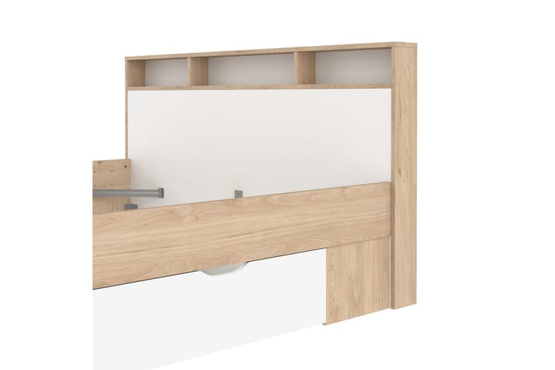 Sumita Sengeramme 160x200 cm - Natur/Hvit - Møbler - Senger - Sengeramme & sengestamme