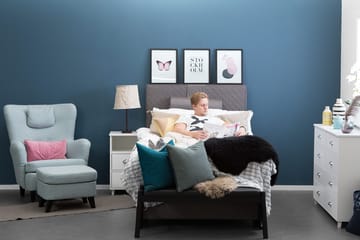 Sundborn Kontinentalseng 120 cm Lateks - Møbler - Senger - Kontinentalsenger