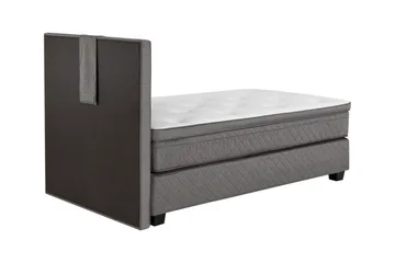 Sundborn kontinentalseng 120x200 cm - Grå - Møbler - Senger - Kontinentalsenger