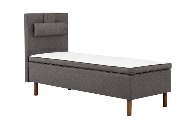 Sundborn Rammeseng 90x200 Grå - Lateks - Møbler - Senger - Enkeltsenger