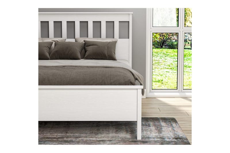 Sylven Sengeramme - Natur/Hvit - Møbler - Senger - Sengeramme & sengestamme