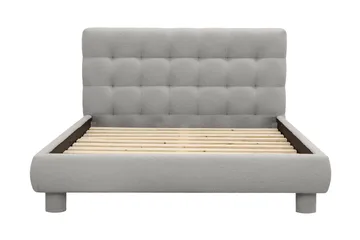 Teddy Komplett Sengpakke Sengeramme med Madrass 120x200 cm - Grå - Møbler - Senger - Dobbeltsenger