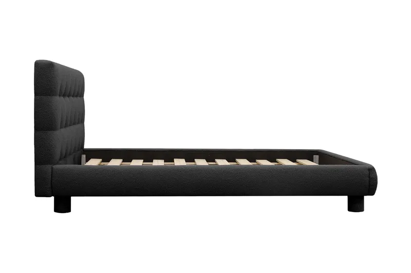 Teddy Komplett Sengpakke Sengeramme med Madrass 120x200 cm - Svart - Møbler - Senger - Dobbeltsenger