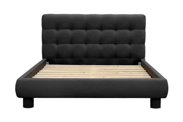 Teddy Komplett Sengpakke Sengeramme med Madrass 120x200 cm - Svart - Møbler - Senger - Dobbeltsenger