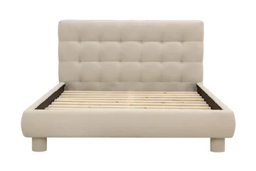 Teddy Komplett Sengpakke Sengeramme med Madrass 140x200 cm - Beige - Møbler - Senger - Rammeseng