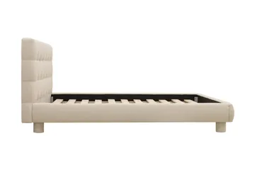 Teddy Komplett Sengpakke Sengeramme med Madrass 140x200 cm - Beige - Møbler - Senger - Rammeseng
