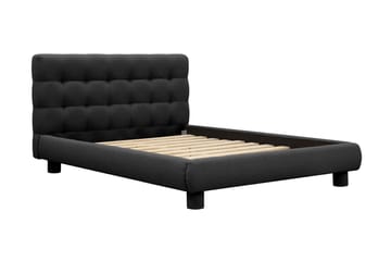 Teddy Komplett Sengpakke Sengeramme med Madrass 140x200 cm - Svart - Møbler - Senger - Rammeseng
