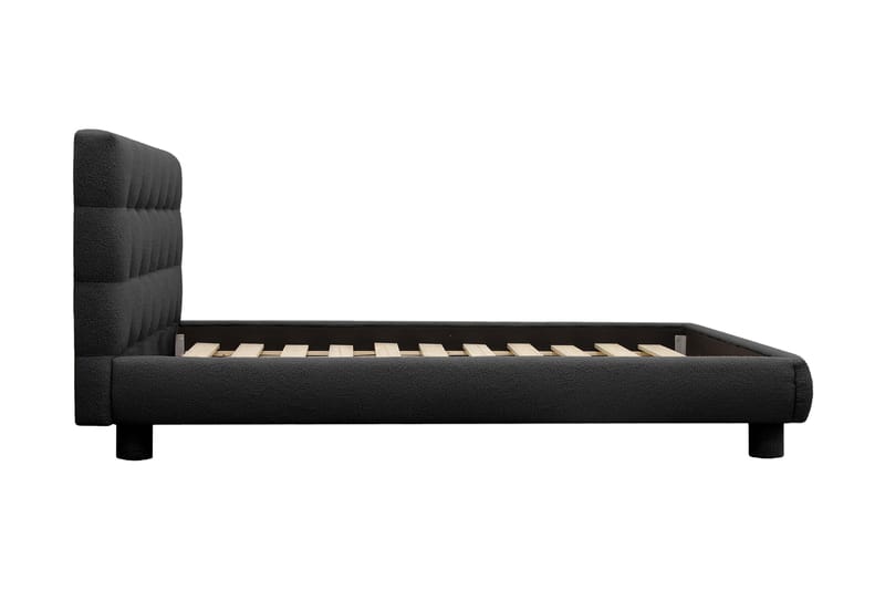 Teddy Komplett Sengpakke Sengeramme med Madrass 140x200 cm - Svart - Møbler - Senger - Rammeseng