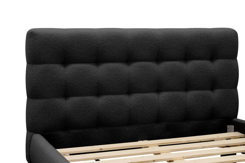 Teddy Komplett Sengpakke Sengeramme med Madrass 140x200 cm - Svart - Møbler - Senger - Rammeseng