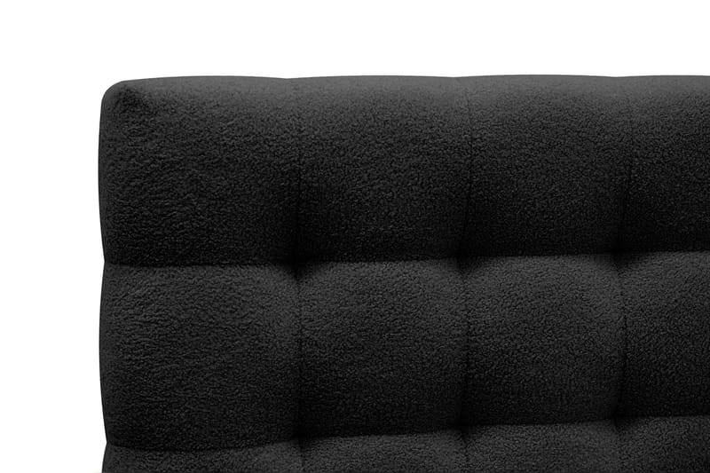 Teddy Komplett Sengpakke Sengeramme med Madrass 140x200 cm - Svart - Møbler - Senger - Rammeseng