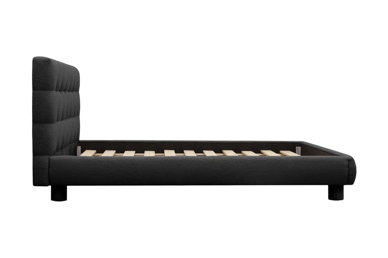 Teddy Komplett Sengpakke Sengeramme med Madrass 140x200 cm - Svart - Møbler - Senger - Komplett sengepakke