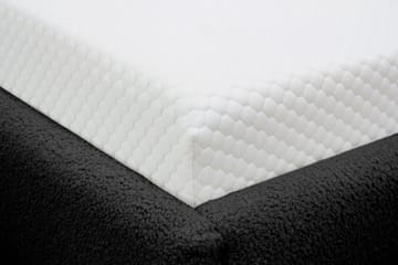 Teddy Komplett Sengpakke Sengeramme med Madrass 140x200 cm - Svart - Møbler - Senger - Komplett sengepakke
