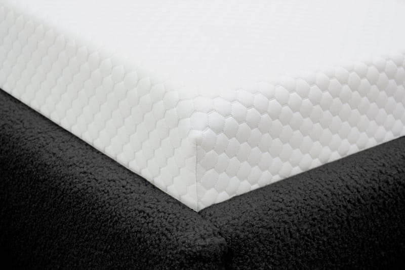Teddy Komplett Sengpakke Sengeramme med Madrass 140x200 cm - Svart - Møbler - Senger - Komplett sengepakke