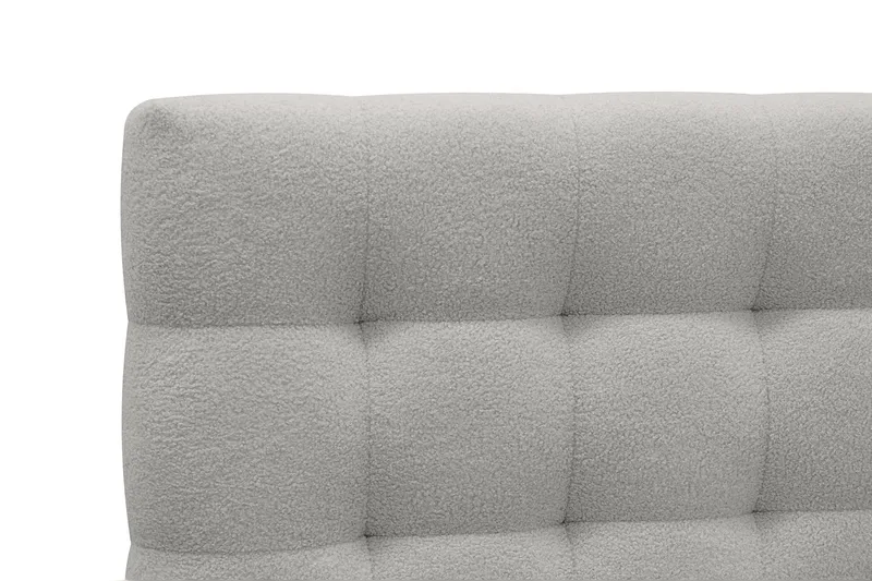Teddy Komplett Sengpakke Sengeramme med Madrass 160x200 cm - Grå - Møbler - Senger - Dobbeltsenger