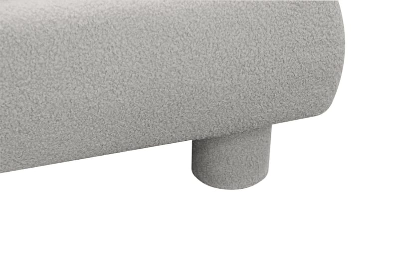 Teddy Komplett Sengpakke Sengeramme med Madrass 160x200 cm - Grå - Møbler - Senger - Dobbeltsenger