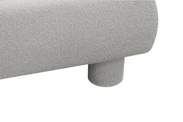 Teddy Komplett Sengpakke Sengeramme med Madrass 180x200 cm - Grå - Møbler - Senger - Dobbeltsenger