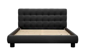 Teddy Komplett Sengpakke Sengeramme med Madrass 180x200 cm - Svart - Møbler - Senger - Komplett sengepakke