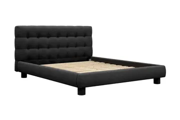 Teddy Komplett Sengpakke Sengeramme med Madrass 180x200 cm - Svart - Møbler - Senger - Komplett sengepakke