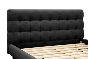 Teddy Komplett Sengpakke Sengeramme med Madrass 180x200 cm - Svart - Møbler - Senger - Komplett sengepakke