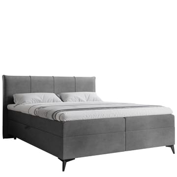 Thoros Komplett Sengepakke 160x200 cm Kontinentalseng med Oppbevaring - Mørk grå - Møbler - Senger - Kontinentalsenger