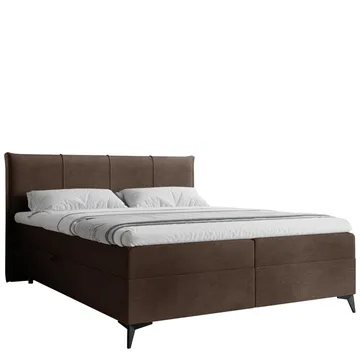 Thoros Komplett Sengepakke 180x200 cm Kontinentalseng med Oppbevaring - Brun - Møbler - Senger - Kontinentalsenger