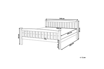 Traycee Sengramme 140x200 cm - Lyst tre - Møbler - Senger - Sengeramme & sengestamme