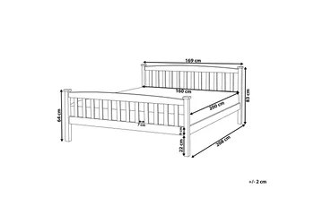 Traycee Sengramme 160x200 cm - Lyst tre - Møbler - Senger - Sengeramme & sengestamme