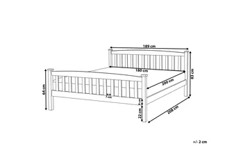 Traycee Sengramme 180x200 cm - Lyst tre - Møbler - Senger - Sengeramme & sengestamme