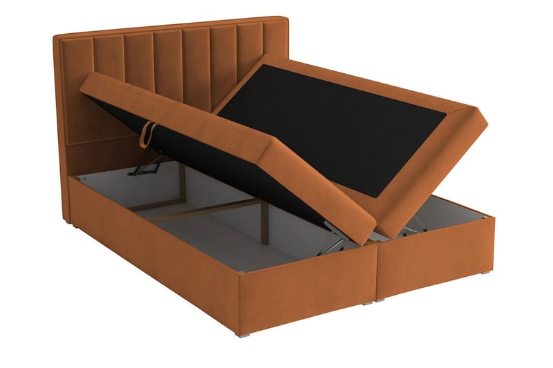 Valasco Kontinentalseng 180x200 cm - Brun/Oransje - Møbler - Senger - Kontinentalsenger