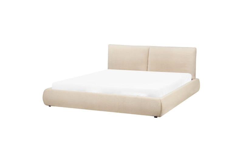 Vannmadrass Vinay - Lys beige/Bouclé, 180x200 cm - Møbler - Senger - Vannsenger