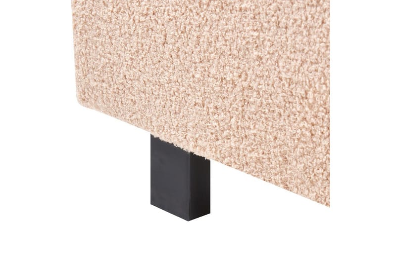 Vannseng Albi - Beige, svart/bouclé, 180x200 cm - Møbler - Senger - Vannsenger