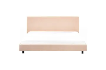 Vannseng Albi - Beige, svart/bouclé, 180x200 cm - Møbler - Senger - Vannsenger