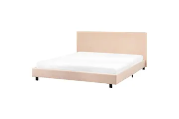 Vannseng Albi - Beige, svart/bouclé, 180x200 cm - Møbler - Senger - Vannsenger