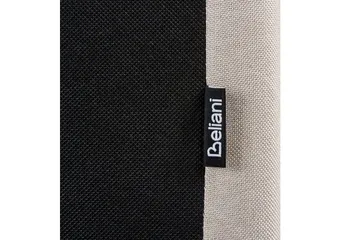Vannseng Albi - Beige, svart/Polyester, 140x200 cm - Møbler - Senger - Vannsenger