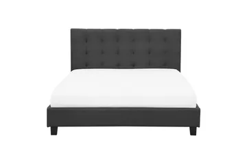 Vannseng La Rochelle - Mørkegrå, svart, 160x200 cm - Møbler - Senger - Vannsenger