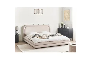 Vannseng Lavardens - Lys beige, svart, 180x200 cm - Møbler - Senger - Vannsenger