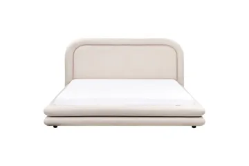 Vannseng Lavardens - Lys beige, svart, 180x200 cm - Møbler - Senger - Vannsenger